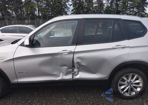 2016 BMW X3 xDrive28I из США, поврежденный, VIN 5UXWX9C59G0D81053